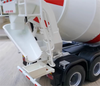 Original factory 1:24 SANY 8*4 alloy concrete mixer truck model diecast Cement tank mixing truck model for gift