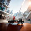 Original factory 1:24 SANY 8*4 alloy concrete mixer truck model diecast Cement tank mixing truck model for gift