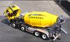 Collectiable 1:35 Foton star Xing xing diecast stirring truck model, LOXA 8*4 alloy cement mixer truck for gift