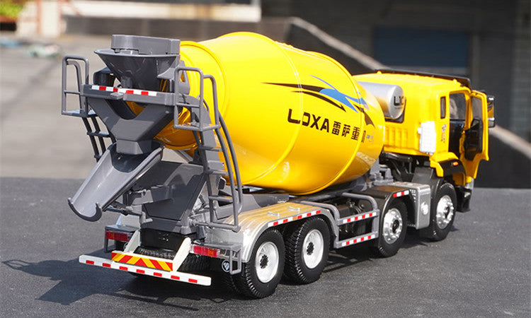 Collectiable 1:35 Foton star Xing xing diecast stirring truck model, LOXA 8*4 alloy cement mixer truck for gift