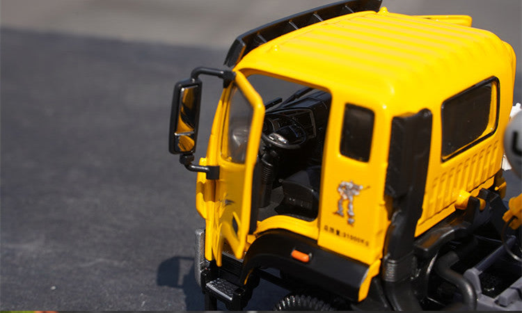 Collectiable 1:35 Foton star Xing xing diecast stirring truck model, LOXA 8*4 alloy cement mixer truck for gift