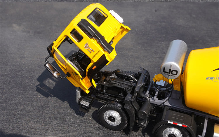 Collectiable 1:35 Foton star Xing xing diecast stirring truck model, LOXA 8*4 alloy cement mixer truck for gift