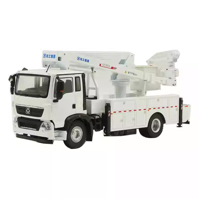 1:35 XCMG 18m Insulated Bucket Boom construction crane model – Alloy Folding Arm Crane Diecast Replica