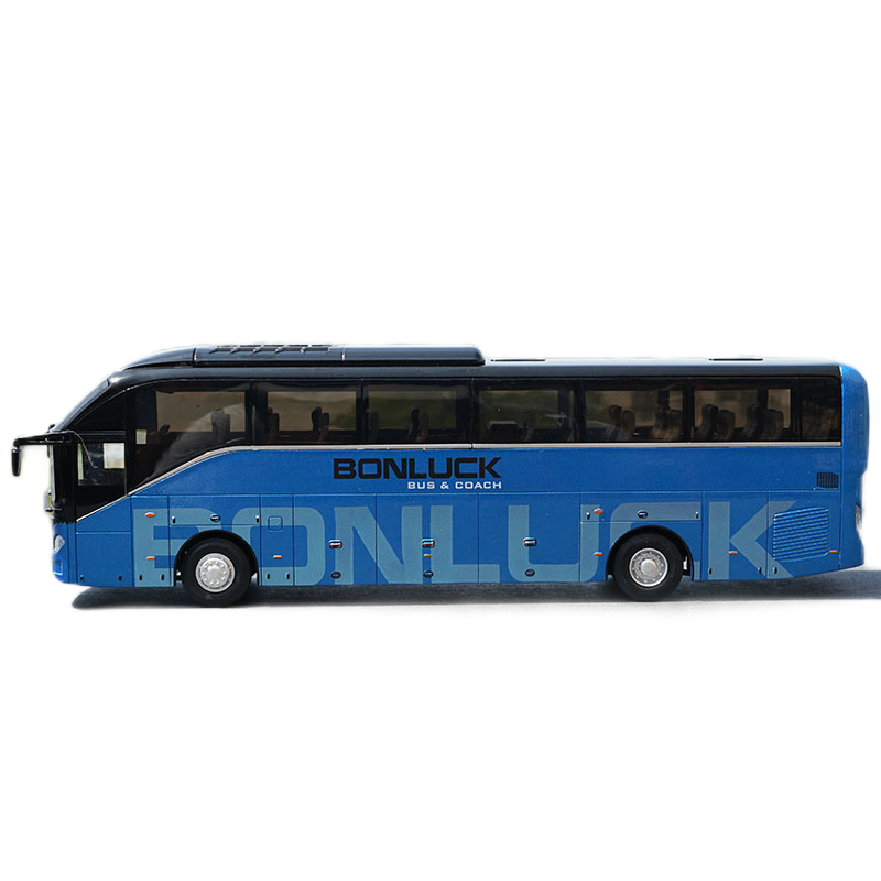 Original factory 1:42 Bonluck Falcon LX Diecast travel bus Model Luxury diecast bus model for display or gift