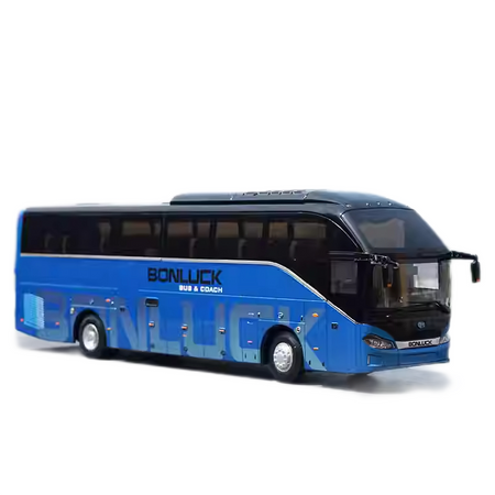 Original factory 1:42 Bonluck Falcon LX Diecast travel bus Model Luxury diecast bus model for display or gift