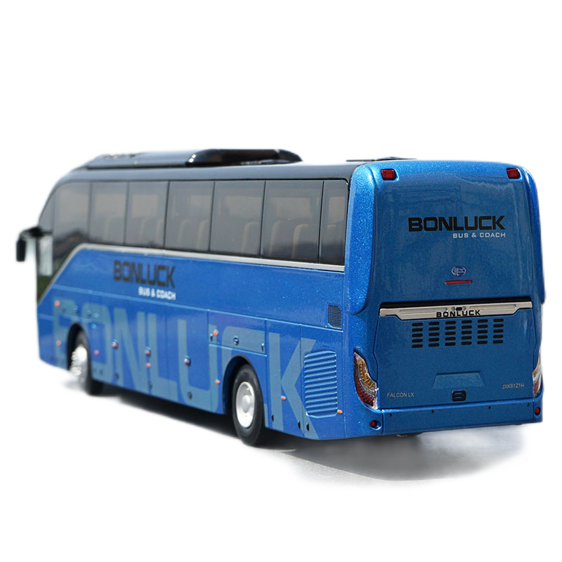 Original factory 1:42 Bonluck Falcon LX Diecast travel bus Model Luxury diecast bus model for display or gift