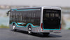 Original factory 1:42 Golden Dragon Weiblue  Azure New Energy City Bus Alloy Model with LED Lights – Collectible Diecast Simulation Bus for Display & Gift
