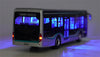 Original factory 1:42 Golden Dragon Weiblue  Azure New Energy City Bus Alloy Model with LED Lights – Collectible Diecast Simulation Bus for Display & Gift
