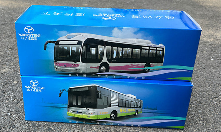 1:42 YANGTZE WG6120BEVHM Electric City Bus Model – Alloy Passenger Coach Collectible Gift