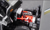 1:23 Scale Foton Auman Diecast Box Truck Model, alloy Heavy-Duty Logistics Cargo Truck miniature for gift, collection