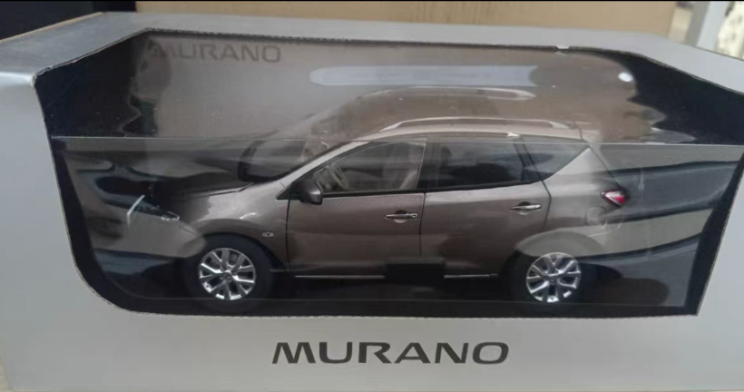Original 1:18 Dongfeng Nissan Loulan Murano diecast alloy car model for collection, gift