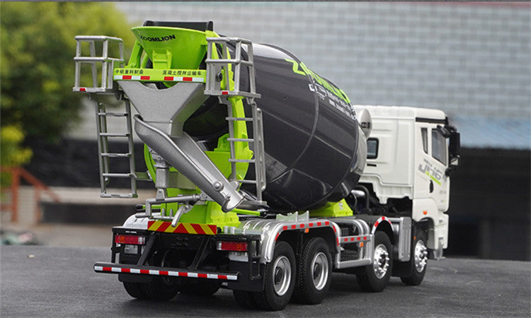 Original factory new release 1:38 Zoomlion Jiefang JH6 Pro concrete cement mixer alloy engineering truck model for sale