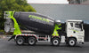 Original factory new release 1:38 Zoomlion Jiefang JH6 Pro concrete cement mixer alloy engineering truck model for sale