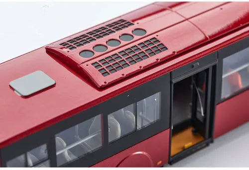 Original Factory 1:42 YUTONG ZK6128 Low-Floor Diecast Realistic City Bus Model – Alloy Collectible with Opening Doors