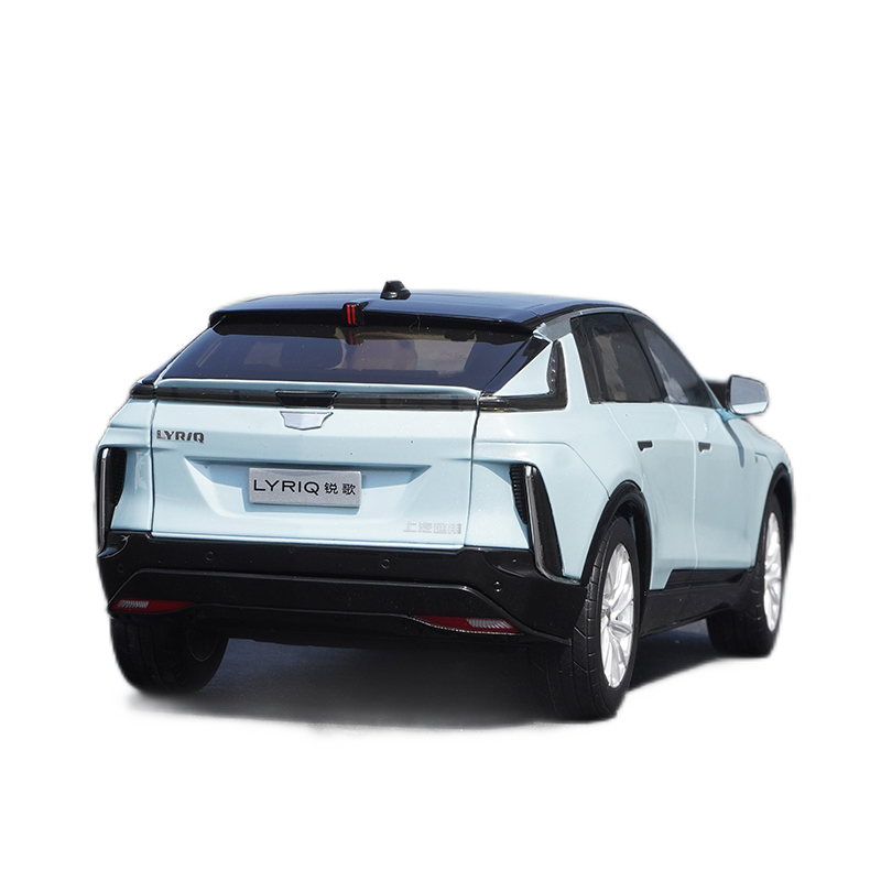Original factory 1/18 Cadillac LYRIQ diecast scale car model kits SUV electric vehicle alloy car model for  gift