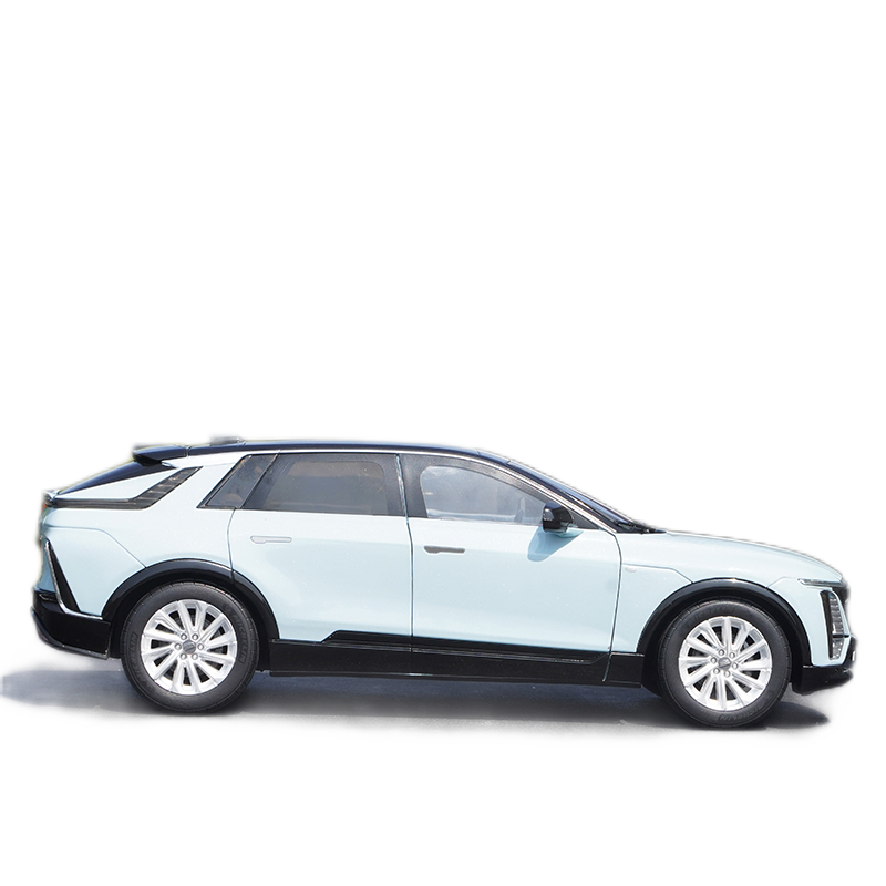 Original factory 1/18 Cadillac LYRIQ diecast scale car model kits SUV electric vehicle alloy car model for  gift
