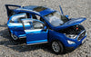 Limited Edition Blue 1:18 2018 Ford Ecosport Alloy Scale car Model for birthday gift