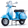 Original 1:10 Vespa 125 Classics Motorcycle Model Alloy Scooter Off Road Autocycle Simulation Collectibles for Gift, Toys