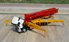 High-Fidelity 1:50 SANY Volvo 62M Diecast Concrete Pump Truck Model - Alloy Volvo Engineering Vehicle with Extendable Boom & Rotating Cabin