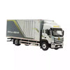 1:23 Scale Foton Auman Diecast Box Truck Model, alloy Heavy-Duty Logistics Cargo Truck miniature for gift, collection
