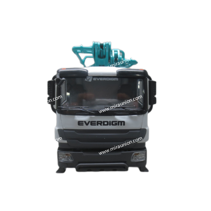 1:50 Hanyu Everdigm Volvo 52CX-5 diecast cement concrete diecast pump truck models for gift, collection
