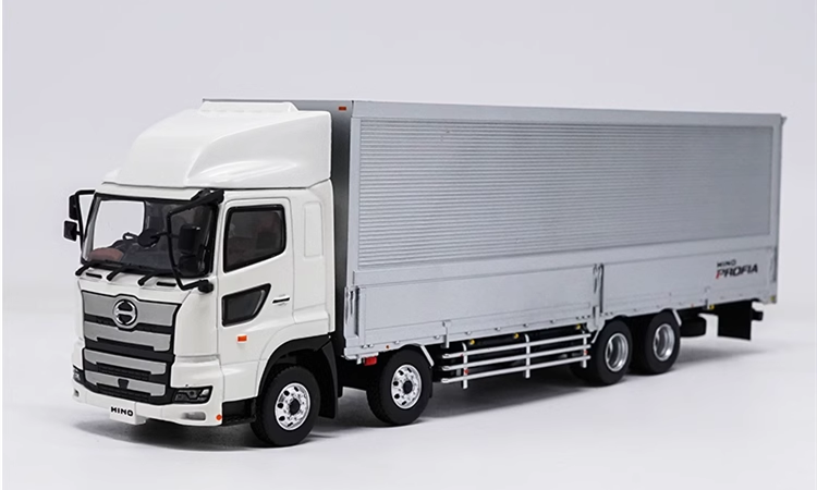Original Authentic 1:43 Original HINO Trucks Metal Container Box Truck Model – Limited Edition