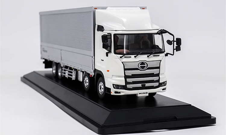 Original Authentic 1:43 Original HINO Trucks Metal Container Box Truck Model – Limited Edition