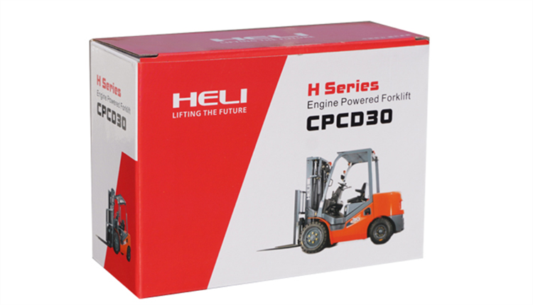 Original factory 1:25 HELI CPCD30 Internal Combustion forklift display model for promotional gifts