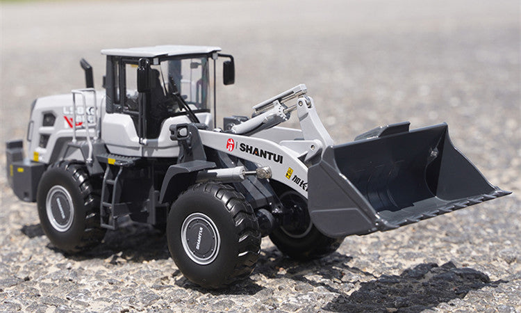 Original factory 1:35 Scale Shantui L58K Diecast Wheel Loader Model – Heavy-Duty Alloy Construction Vehicle Replica with Lifting Bucket & Working Suspension