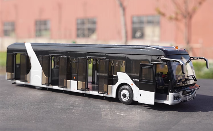 Original factory 1:42 Yutong AB14E Airport Shuttle Bus model for gift