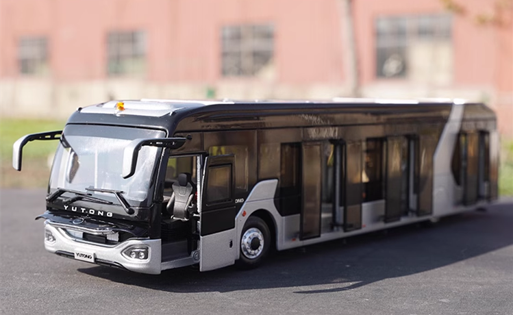 Original factory 1:42 Yutong AB14E Airport Shuttle Bus model for gift