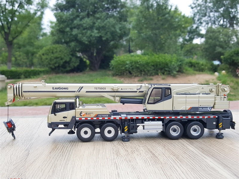 Original high details 1:50 Liugong TC750C5 Commemorative Alloy Truck Crane Model – Premium Alloy Collectible crane miniature