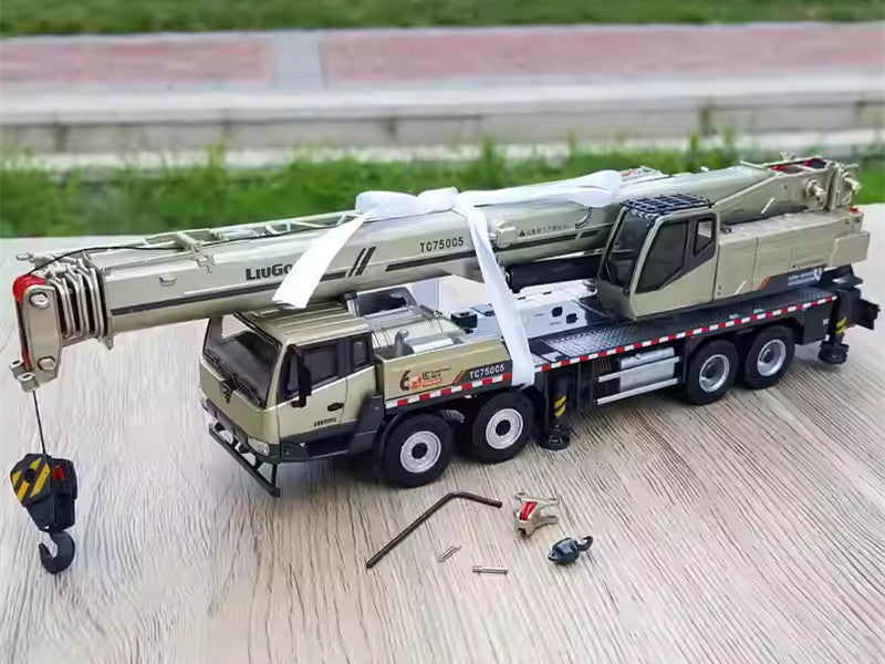 Original high details 1:50 Liugong TC750C5 Commemorative Alloy Truck Crane Model – Premium Alloy Collectible crane miniature