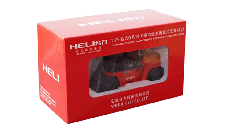 Original high quality 1:25 HELI G-Series 10T collectible forklift model – Realistic Heavy-Duty Alloy Construction Replica