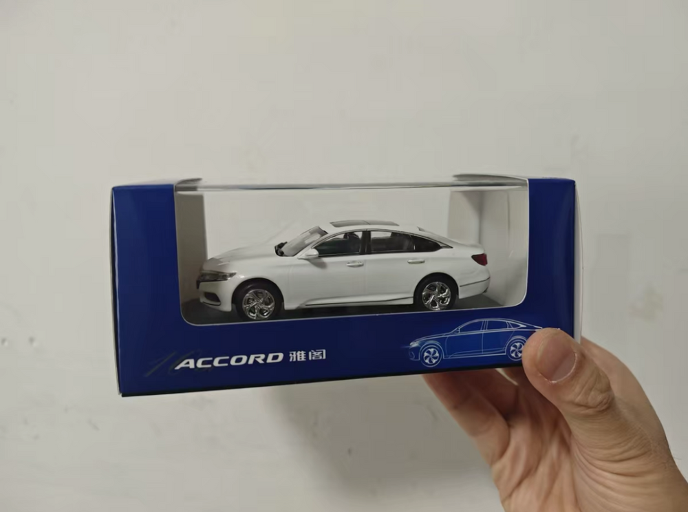 Original 1:43 GAC 9th 10th generation Honda Accord diecast alloy car model for toys, gift