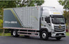 1:23 Foton European Airlines diecast truck model metal container van logistics transport super truck alloy model