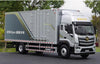 1:23 Foton European Airlines diecast truck model metal container van logistics transport super truck alloy model