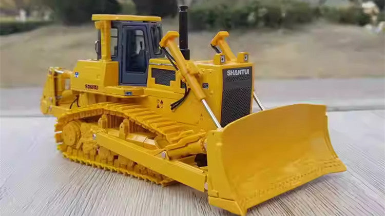 Realistic Heavy Equipment Replica 1:43 Shantui SD52-5 collectible bulldozer model with Functional Blade & Track