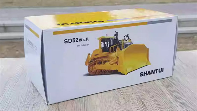Realistic Heavy Equipment Replica 1:43 Shantui SD52-5 collectible bulldozer model with Functional Blade & Track