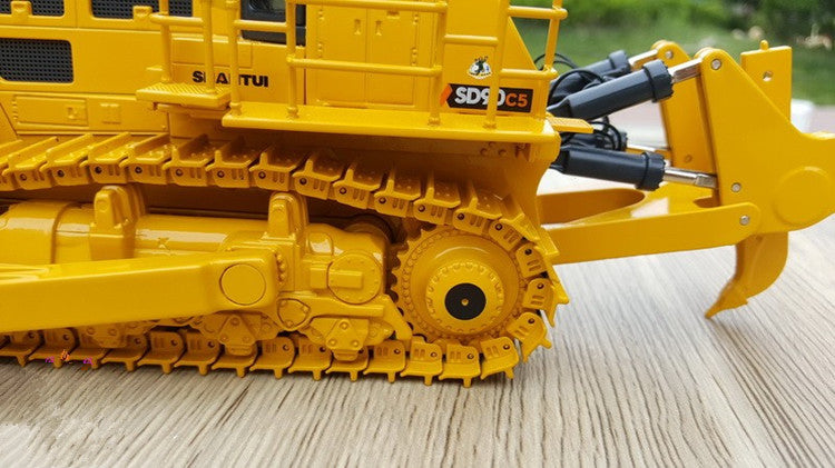 Realistic Heavy Equipment Replica 1:43 Shantui SD52-5 collectible bulldozer model with Functional Blade & Track