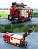 High Quality 1:43 Yongqiang CARMICHAEL COBRA3 Cobra, Alloy Main Foam Fire Truck Model Miniature for Gift
