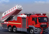 High Quality 1:43 Yongqiang CARMICHAEL COBRA3 Cobra, Alloy Main Foam Fire Truck Model Miniature for Gift