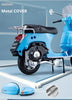 Original 1:10 Vespa 125 Classics Motorcycle Model Alloy Scooter Off Road Autocycle Simulation Collectibles for Gift, Toys