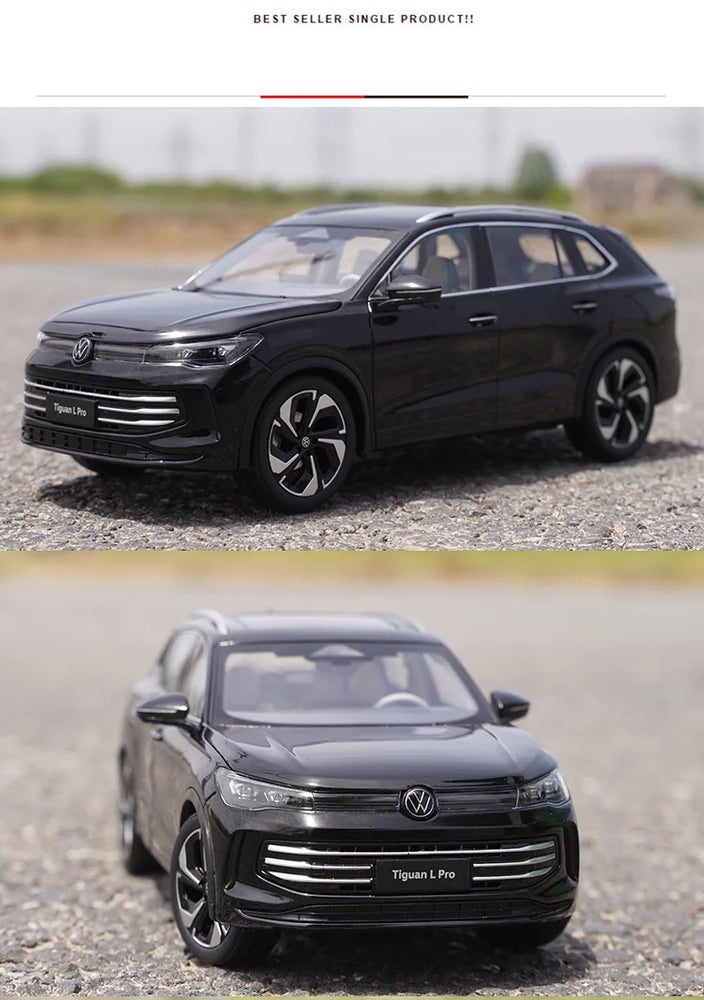 High Quality 1:18 VW Tiguan L PRO SUV Alloy Car Mode for Collection Kids Gifts Decoration Display