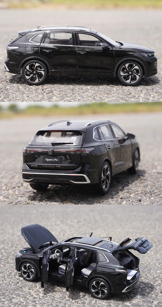 High Quality 1:18 VW Tiguan L PRO SUV Alloy Car Mode for Collection Kids Gifts Decoration Display