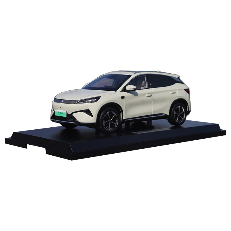 Original Factory 1:18 BYD Yuan PLUS 2025 Electric SUV Diecast Model, Alloy Replica Car for Displa, Toys, Collection