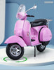 Original 1:10 Vespa 125 Classics Motorcycle Model Alloy Scooter Off Road Autocycle Simulation Collectibles for Gift, Toys