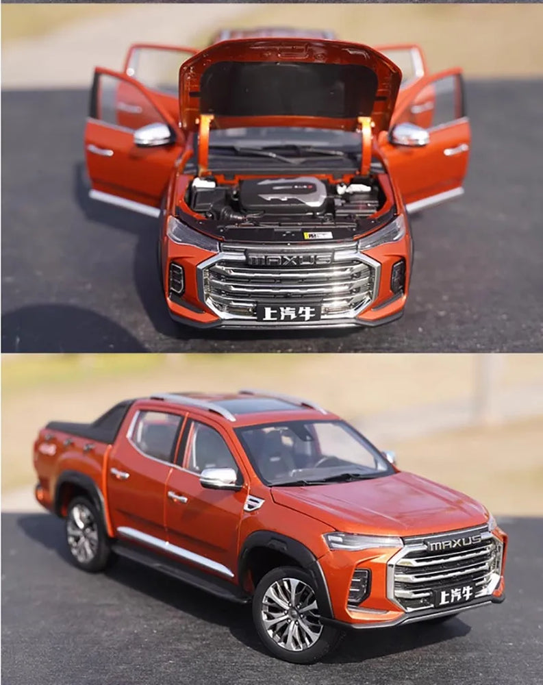 Original Factory 1:18 SAIC MAXUS T90 Pickup Truck Model – Alloy Diecast Off-Road Replica with Opening Details