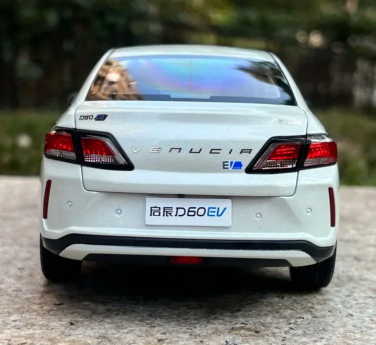 High Classic Authentic 1:18 Nissan Venucia D60EV Diecast Car Models with Alloy Body, Opening Doors, Interior Details for Gift