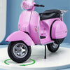 Original 1:10 Vespa 125 Classics Motorcycle Model Alloy Scooter Off Road Autocycle Simulation Collectibles for Gift, Toys